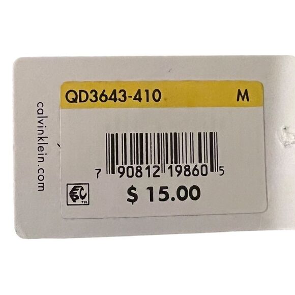 Calvin Klein Womens Navy Cotton Form Thong Underwear QD3643 Medium NWT - Picture 9 of 9